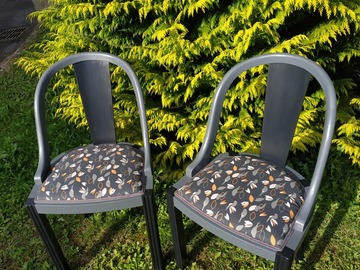 Vente avec paiement en ligne: Paire de chaises exotique 