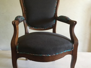 Vente avec paiement en ligne: Fauteuil cabriolet Louis XV