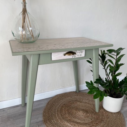 Vente avec paiement en ligne: Table fleurie