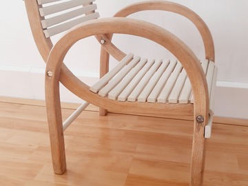 Vente avec paiement en ligne: Chaise Baumann en bois courbé