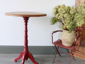 Vente avec paiement en ligne: Guéridon/table d'appoint Au petit bistrot rouge bordereau