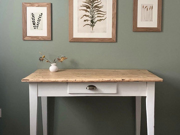 Vente avec paiement en ligne: Table de ferme porcelaine