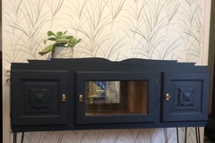 Vente avec paiement en ligne: Enfilade vintage bleu Deep Sea