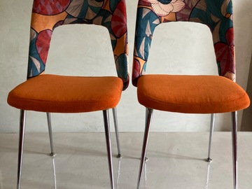 Vente avec paiement en ligne: Paire chaises conférence vintage