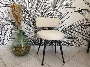 Vente avec paiement en ligne: Chaise, tabouret à dossier "ours"