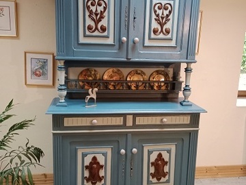 Vente avec paiement en ligne: Buffet vintage 2 corps style Henri II