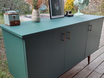 Vente avec paiement en ligne: Enfilade vintage pieds compas 