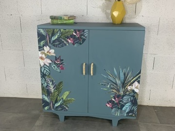 Vente avec paiement en ligne: Buffet vintage tropical
