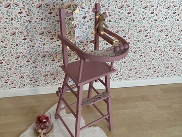 Vente avec paiement en ligne: Chaise haute poupée 