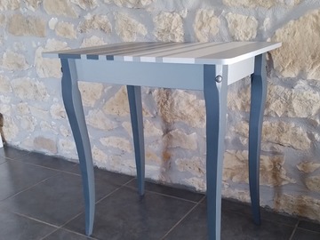 Vente avec paiement en ligne: Table console duo gris souris
