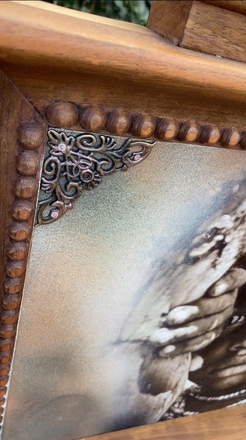 Chevet Art déco style africain