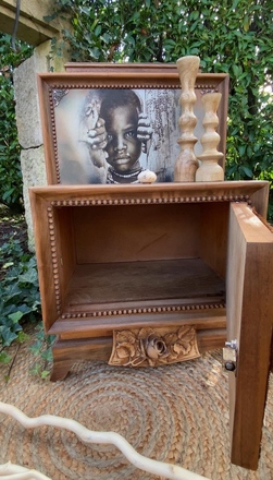 Chevet Art déco style africain