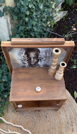 Chevet Art déco style africain