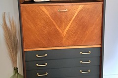 Vente avec paiement en ligne: Secrétaire vintage noir smoking