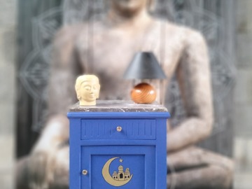 Vente avec paiement en ligne: Chevet milles et une nuit bleu  nocturne
