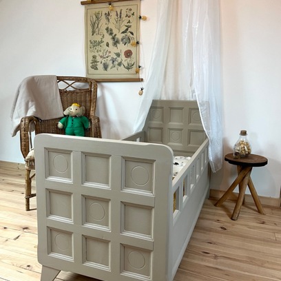 Vente avec paiement en ligne: Lit bébé vintage 