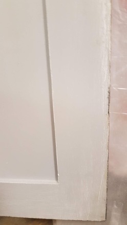 Bonnetière vintage, 1 porte, chêne peint en noir & patiné