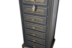 Vente avec paiement en ligne: Semainier Aline détails dorés