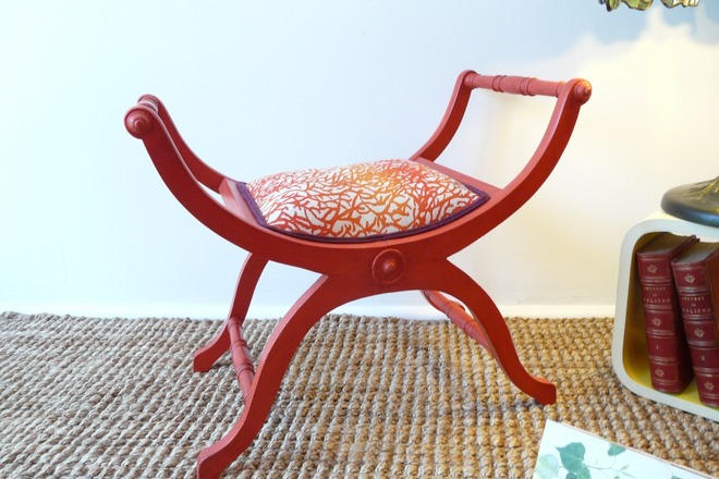 Fauteuil curule revisité 