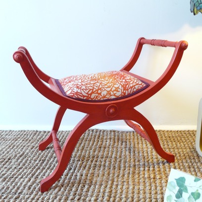 Vente avec paiement en ligne: Fauteuil curule revisité 