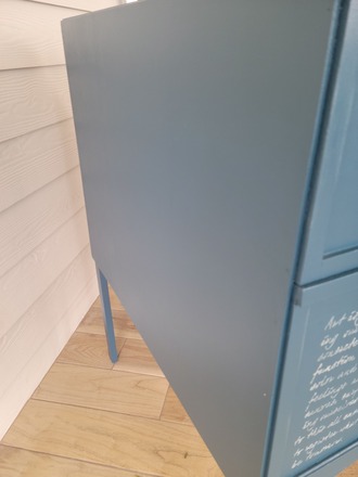 Secrétaire vintage bleu nuit
