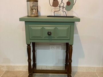 Vente avec paiement en ligne: Chevet vert olive