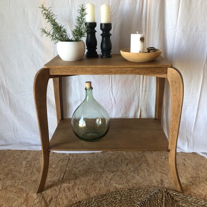 Vente avec paiement en ligne: Console rectangulaire vintage chêne massif