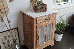 Vente avec paiement en ligne: Confiturier en bois patiné style Bord de mer