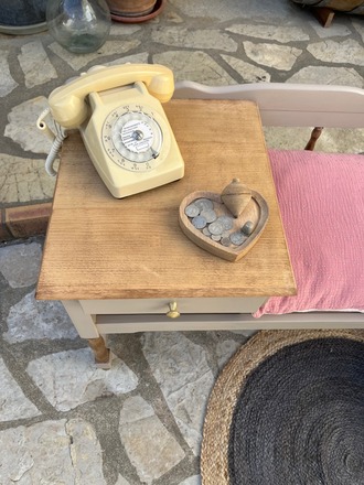 Banquette téléphonique vintage Camille