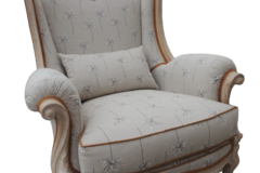 Vente avec paiement en ligne: Fauteuil Bergère Louis XV gris clair