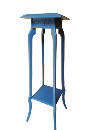 Selette haute années 1940/1950 bleu de Prusse