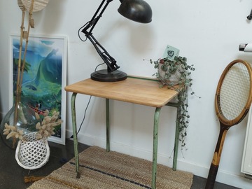 Vente avec paiement en ligne: Bureau d'école maternelle vintage pour enfant