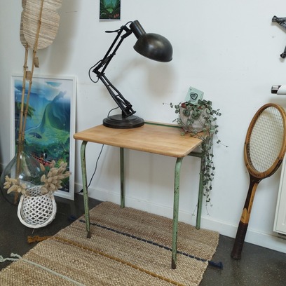 Vente avec paiement en ligne: Bureau d'école maternelle vintage pour enfant