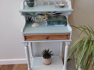 Vente avec paiement en ligne: Table d'appoint dégradé bleu ciel ambiance bord de mer