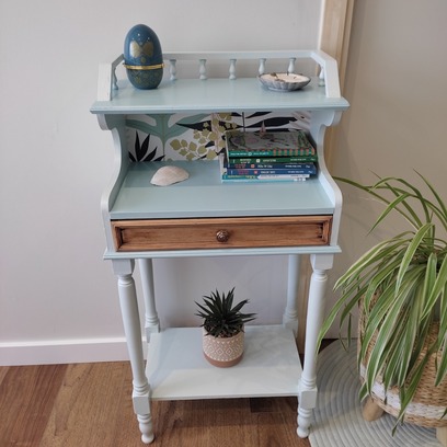 Vente avec paiement en ligne: Table d'appoint dégradé bleu ciel ambiance bord de mer