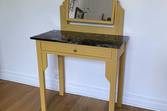 Vente avec paiement en ligne: Coiffeuse de style Art Déco Jaune Toscane