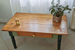 Vente avec paiement en ligne: Table basse deux nuances de vert