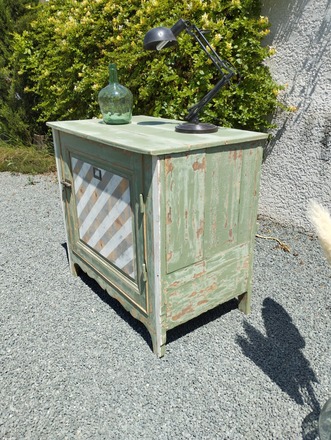 Grand Confiturier Vert Olive esprit "atelier"