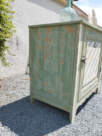 Grand Confiturier Vert Olive esprit "atelier"