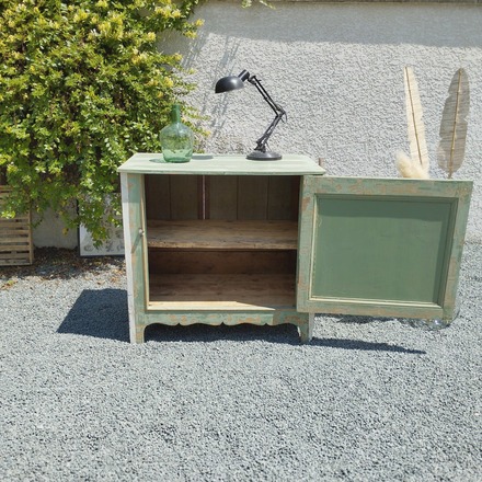 Grand Confiturier Vert Olive esprit "atelier"