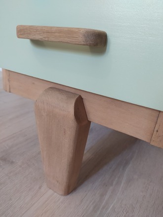 Ensemble bureau et chaise vintage pour enfants