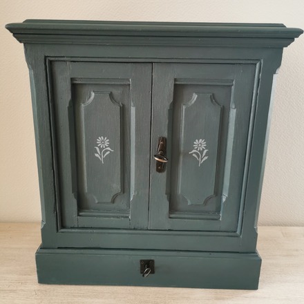 Armoire de toilette/pharmacie bleu/vert
