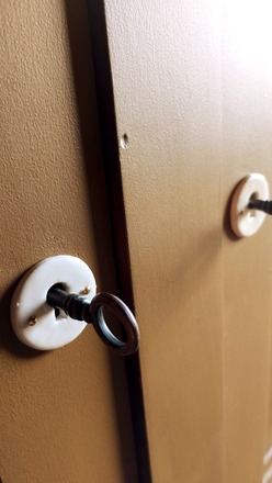 Enfilade 3 portes Lin et couleur Bronze 