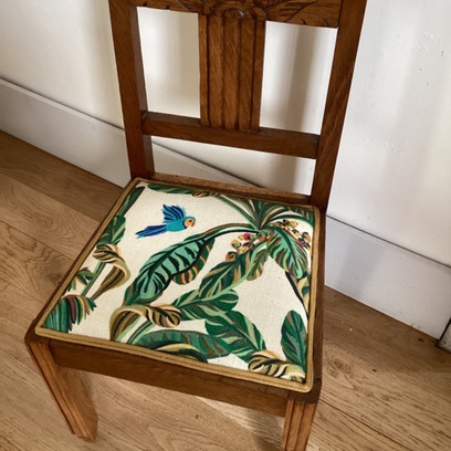 Vente avec paiement en ligne: Chaise art déco pour enfant