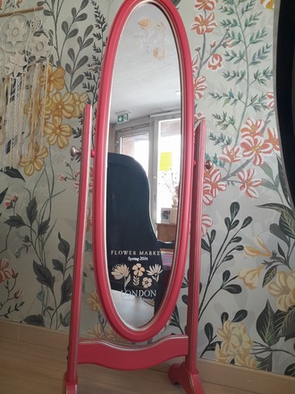 Psyché original rouge coquelicot (miroir)
