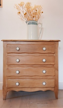 Petite commode chêne blond, Henriette