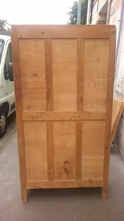 Armoire vitrine parisienne 1930 verte