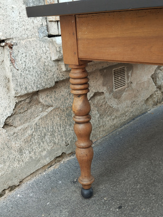 Ancienne grande table de ferme Louis Philippe XIXème