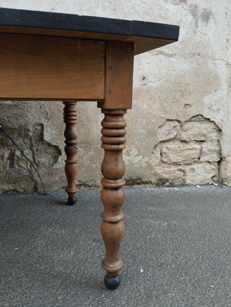 Ancienne grande table de ferme Louis Philippe XIXème