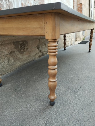 Ancienne grande table de ferme Louis Philippe XIXème